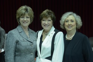 Rep. Allen with Patty Richard and Kathy Brown after the passage of HB 1510. 